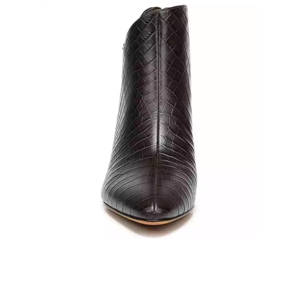 Vince Lora Leather Bootie in Chocolate - Picture 3 of 8